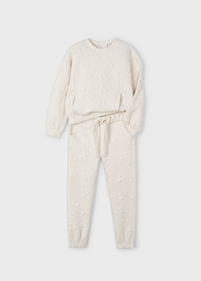 Fashion flower tracksuit