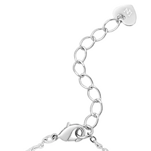 Load image into Gallery viewer, Sterling Silver Open Heart Necklace