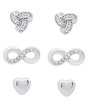 Load image into Gallery viewer, Love Love Love 3pc Earring Set