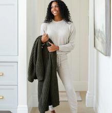 Load image into Gallery viewer, Waffle Knit XL Throw Blanket