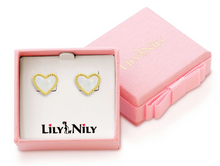 Load image into Gallery viewer, Mother Of Pearl Heart Stud Earrings