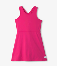 Load image into Gallery viewer, Deep Pink Built-In-Shorts Active Dress