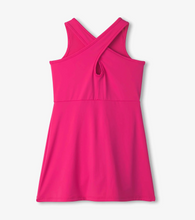 Load image into Gallery viewer, Deep Pink Built-In-Shorts Active Dress