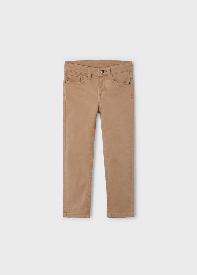 Khaki Slim Fit Basic Pant