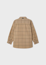 Load image into Gallery viewer, Camel Plaid Corduroy Button Up
