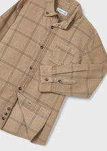 Load image into Gallery viewer, Camel Plaid Corduroy Button Up
