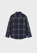 Load image into Gallery viewer, Dark Navy Plaid Button Up
