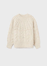 Load image into Gallery viewer, Heathered Oat Chunky Knit Sweater
