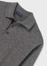 Load image into Gallery viewer, Charcoal Grey Collared Sweater
