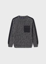 Load image into Gallery viewer, Heathered Grey Knit Sweater

