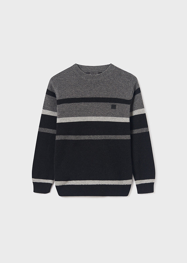 Dark Night Stripe Knit Sweater