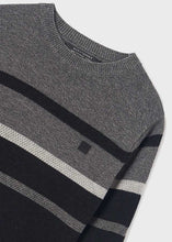 Load image into Gallery viewer, Dark Night Stripe Knit Sweater
