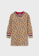 Load image into Gallery viewer, Tan Leopard Sweater Dress
