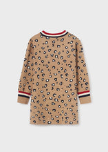 Load image into Gallery viewer, Tan Leopard Sweater Dress
