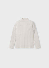 Load image into Gallery viewer, Mock -Neck Ribbed Sweater in Heather
