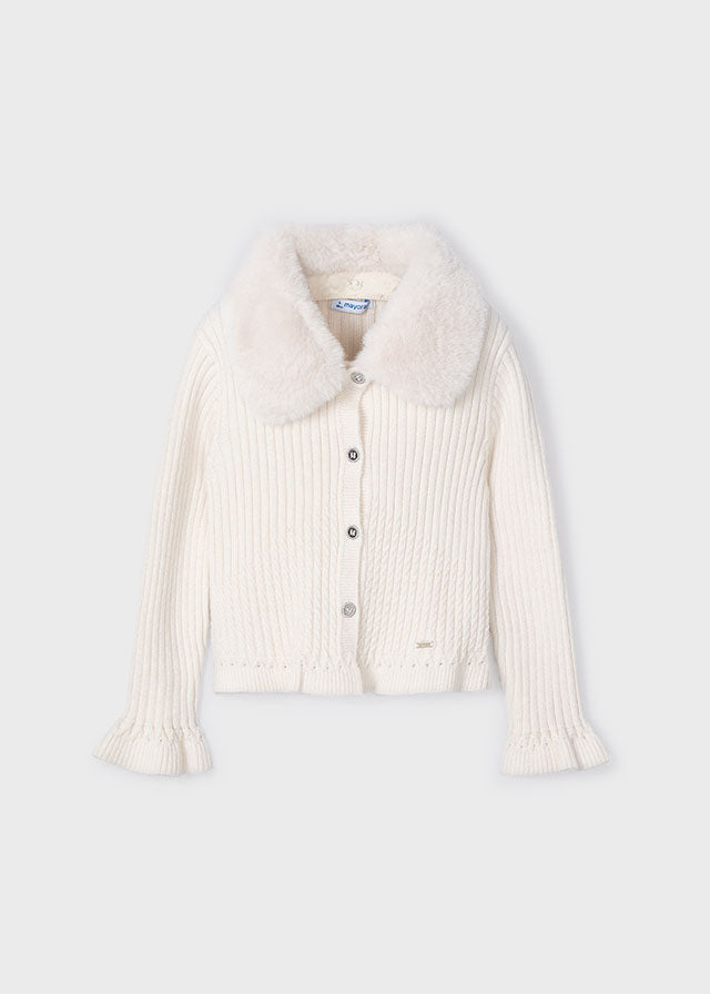 Off-White Knitted Cardigan