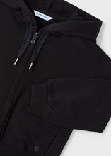 Load image into Gallery viewer, Black Zip-Up Hoodie For Girls
