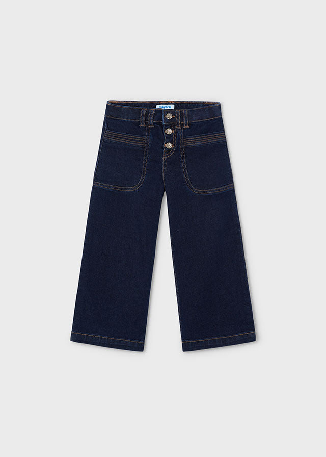 Wide Leg Dark Denim Jean