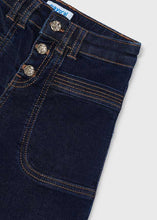 Load image into Gallery viewer, Wide Leg Dark Denim Jean
