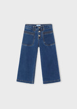 Load image into Gallery viewer, Wide Leg Crop Denim Jeans
