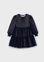 Load image into Gallery viewer, Sparkly Navy Blue Tulle Dress
