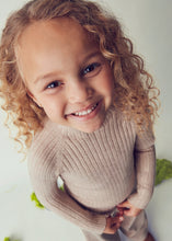 Load image into Gallery viewer, Heather Toffee Mock Neck Knit Sweater
