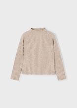 Load image into Gallery viewer, Heather Toffee Mock Neck Knit Sweater
