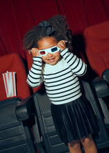 Load image into Gallery viewer, Macchiato Striped Knit Girl&#39;s Sweater
