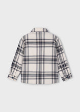 Load image into Gallery viewer, Grey/White Plaid Overshirt
