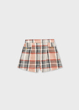 Load image into Gallery viewer, Girl&#39;s Plaid Metallic Detailed Bermuda Dressy Shorts
