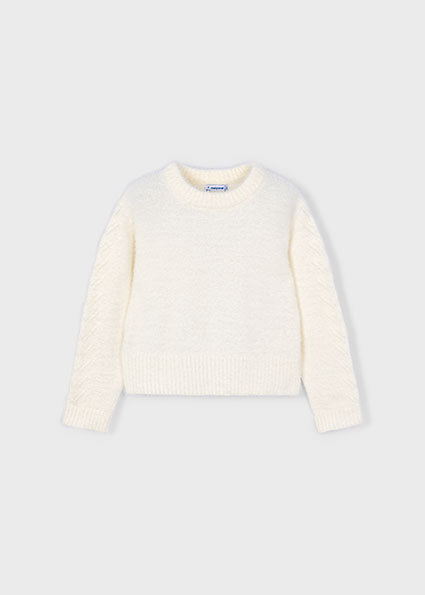 Faux Fur Knit Sweater