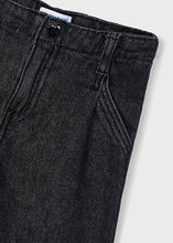 Load image into Gallery viewer, Black Flare Denim Jeans
