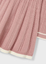 Load image into Gallery viewer, Rose/Cream Girl&#39;s Knitted Dress
