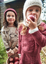 Load image into Gallery viewer, Cherry Knit Sweater And Skirt Set
