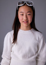 Load image into Gallery viewer, Faux Fur Ecru Sweater
