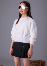 Load image into Gallery viewer, Faux Fur Ecru Sweater
