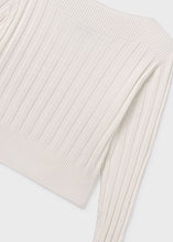Load image into Gallery viewer, Ecru Rib Knit Sweater
