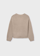 Load image into Gallery viewer, Sesame Heather Girl&#39;s Knit Sweater
