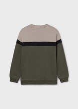 Load image into Gallery viewer, Black/Beige/Olive Block Sweater
