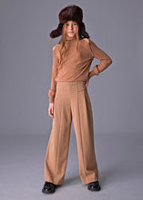 Load image into Gallery viewer, Camel Flare Girl&#39;s Pants
