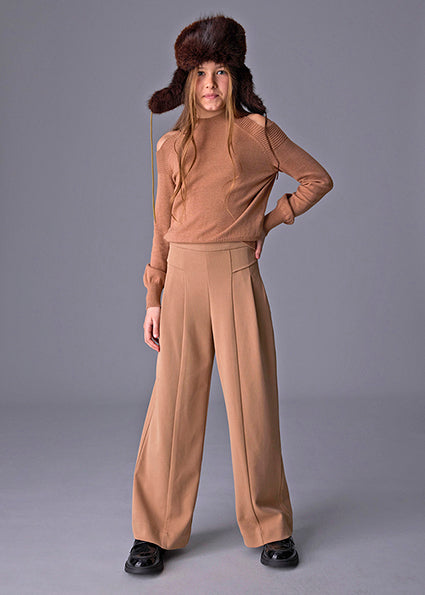 Camel Flare Girl's Pants