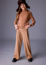 Load image into Gallery viewer, Camel Flare Girl&#39;s Pants
