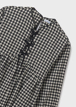 Load image into Gallery viewer, Check Print Front Bow Tie Dress

