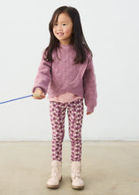 Load image into Gallery viewer, Plum Criss Cross Knitted Sweater
