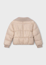 Load image into Gallery viewer, Girl's Ribbed Puffer Jacket
