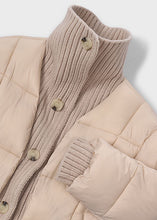 Load image into Gallery viewer, Girl's Ribbed Puffer Jacket
