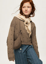 Load image into Gallery viewer, Camel Studded Sweater
