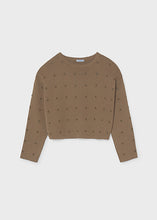 Load image into Gallery viewer, Camel Studded Sweater
