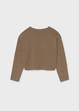 Load image into Gallery viewer, Camel Studded Sweater
