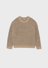 Load image into Gallery viewer, Bronze Shimmer Girl's Sweater
